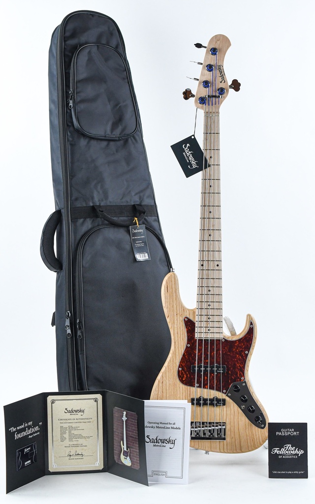 Sadowsky Metroline Will Lee Artist Line 5 String Swamp Ash